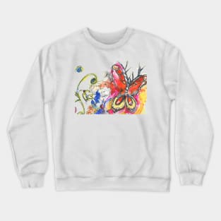 Wild and Free Butterfly Crewneck Sweatshirt